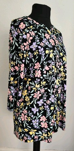 Bonmarche 3/4 Sleeve Floral Blouse Top Size 18