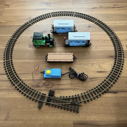 Playmobil Vintage 1995 Passenger Model 4005 Electric Train Track Set Cars Rare