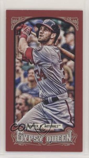 2014 Topps Gypsy Queen Mini Red 78/99 Bryce Harper #100 15cm