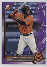 2022 Bowman Prospects Purple Border 58/250 Aeverson Arteaga #BP-82 ux1