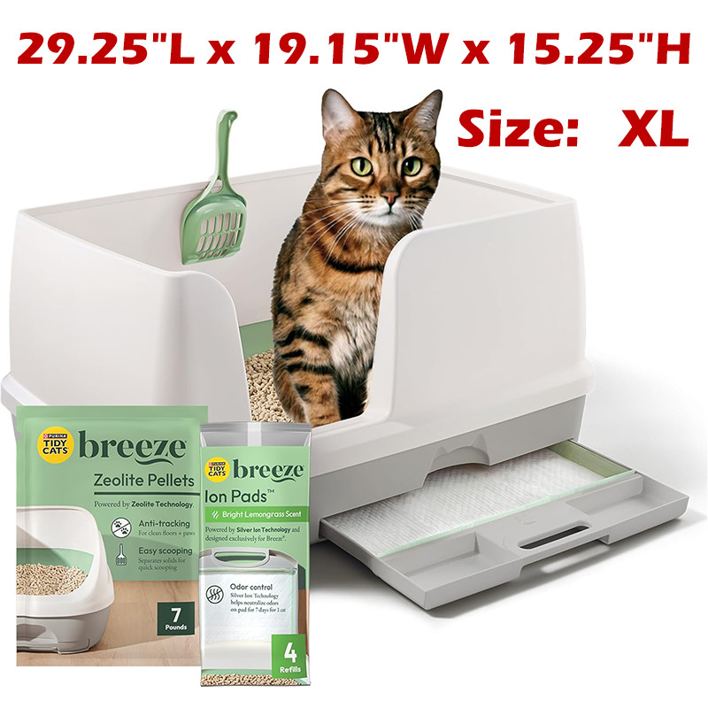 Purina Tidy Cat Breeze XL Litter System Non Clumping Multi C
