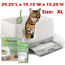Purina Tidy Cat Breeze XL Litter System Non Clumping Multi Cat Odor Control 18lb