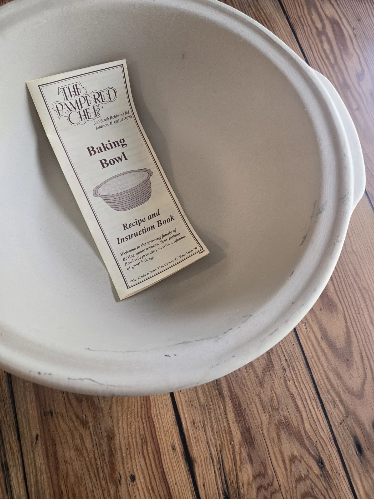 Heritage Collection Pampered Chef Stoneware Baking Bowl
Opens in a new window or tab