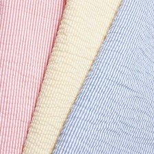 Seersucker Fabric Cotton Stripe Yarn Dyed 58" Wide By The Yard  Wholesale