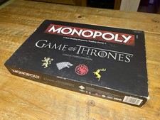 Monopoly Game of Thrones Collectors Edition Excellent Used Condition