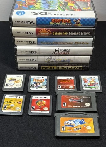 Nintendo Ds GBA Game Lot of 14 - All Tested Working Diddy Kong Racing ++