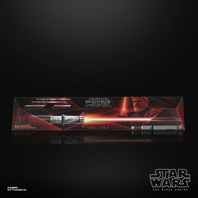 Hasbro G0701 Star Wars The Black Series Baylan Skoll Force FX Elite Lichtschwert