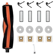Robot Vacuum Main Brush Roller Edge Filter Mop Dust Bag for Xiaomi 5C/OV42CN