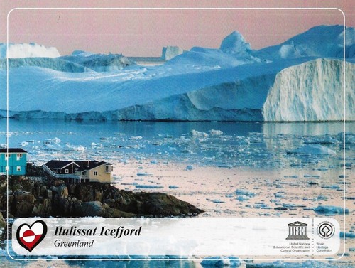 Cartolina Groenlandia Ilulissat Icefjord Ghiacciaio Sermeq Kujalleq WHS Unesco Ste MNT - Foto 1 di 2