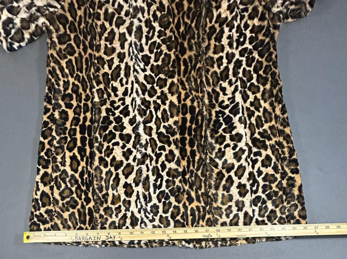 Chicos  Leopard Print Jacket Button-Front Long Sl… - image 4