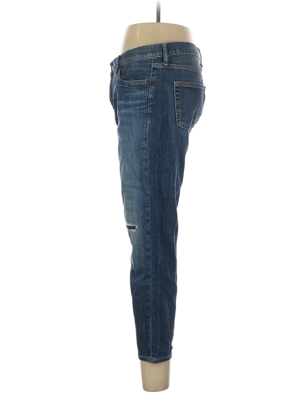 Uniqlo Women Blue Jeans 10 thumbnail 4