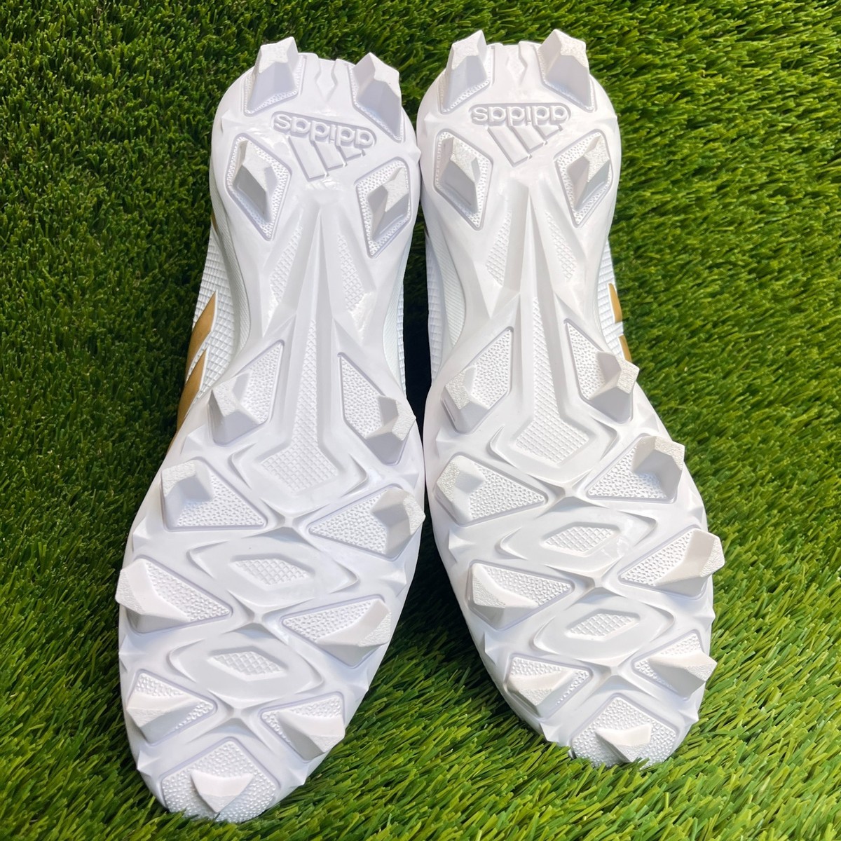 Adidas Adizero Impact.2 MD Mens Size 11 White Gold Running  display picture 1