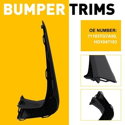 Bumper Trim Front Passenger Right Side For 2019-2022 Honda Pilot 71103-TG7-A50