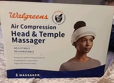 Walgreens Air Compression Head And Temple Massager 509537 Rechargeable New