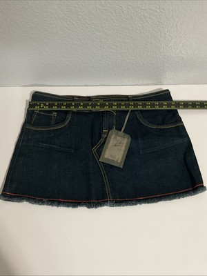 Von Dutch Women's Denim Mini Skirt Indigo Size M Nwt | eBay