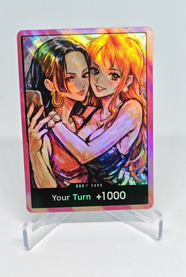 One Piece Card Game Trading Card Game DON!! Card Hancock & Nami EN Proxy Card!!!