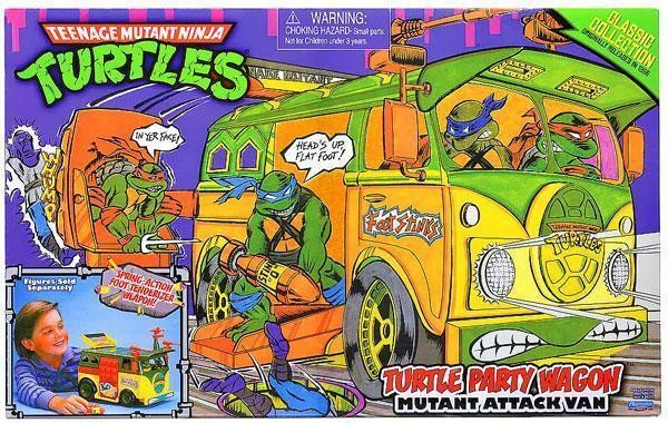 Teenage Mutant Ninja Turtles Classic Collection PARTY WAGON VAN