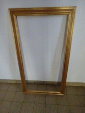 Bilderrahmen Spiegelrahmen Holz Antik Barock Prunk 50 x 100 cm goldfarben
