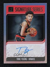 2018-19 Panini Donruss Signature Series Trae Young #SG-TYG Auto 07zd