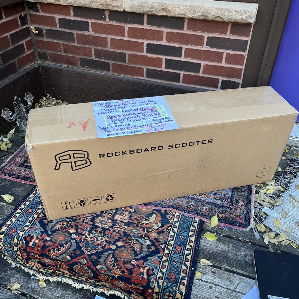 Rockboard Scooter 200 lb. capacidad, Kick Action.Nuevo stock antiguo en caja original raro Foto 2 de 4