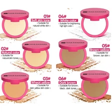 Women HD Face Powder Soft Focus Setting Powder 1Pcs For All Skin Types Matte