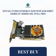 ZOTAC GT610 SYNERGY EDITION 1GB 64BIT DDR3 ZT...