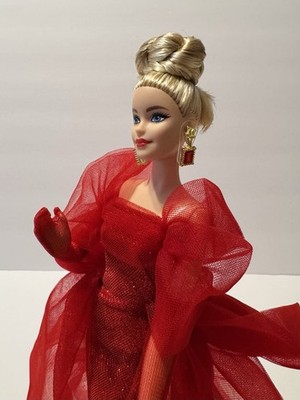 Barbie Signature 80th Anniversary Doll JBJ17 Black Label Red Gown