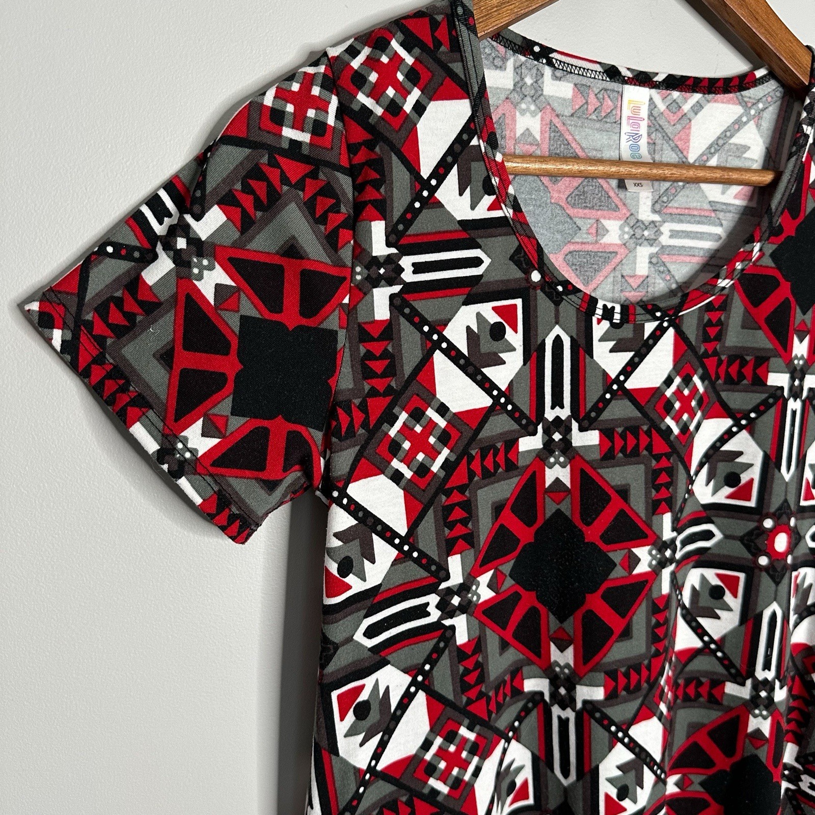 LuLaRoe Geometric Triangle Pattern Super Soft Per… - image 2