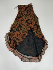 URBAN OUTFITTERS Rosie Strapless Ruffle Midi Dress Floral Multi Y2K Style