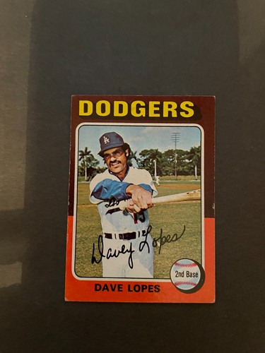 Dave Lopes #93 1975 Topps Mini card