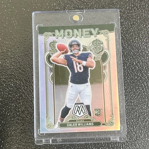 2024 Panini Mosaic Caleb Williams Rookie Money Case Hit #7 Chicago Bears