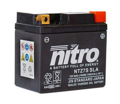 Batterie YTZ7S SLA für AGM GEL wartungsfrei YTZ7S-BS für Husaberg FS 550 E Super
