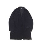 GOMME HOMME Japan elastic Velour Jacket Gown, Stretch, Black, Size M — photo 1