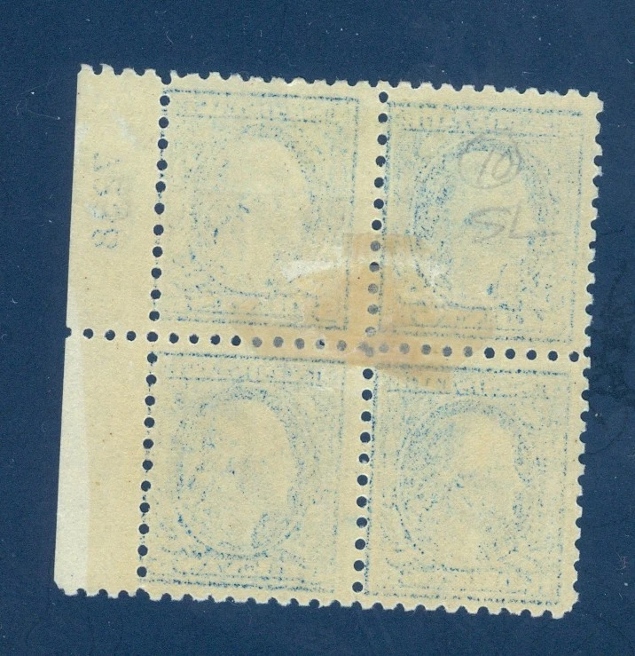 US 428 Washington, Plate # Block/4, WMK 190, Perf 10, Mint Hinged - Image 2 of 2