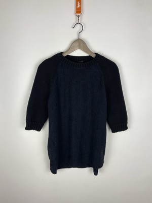 Marc by Marc Jacobs ‘Edgemont’ Raglan Knit Sweater Navy Blue and Black Sz S  - Main Image
