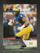 Nico Collins Prestige Rookie RC 2021 Chronicles Draft Picks Card #99 UoM Texans