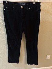 Gloria Vanderbilt Black Corduroy Jeans   Size 12