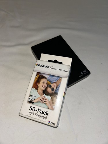 polaroid mini pocket printer With 1 Package 50 Ct Of Zinc Photo Sheets