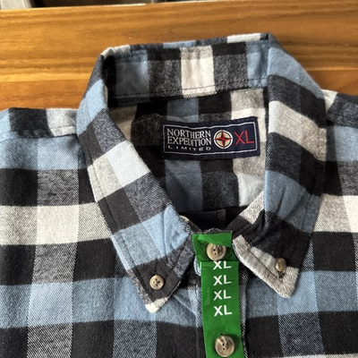 #ad Northern Expedition Limited XL Men’s Flannel Shirt Authentic Gear $18.99