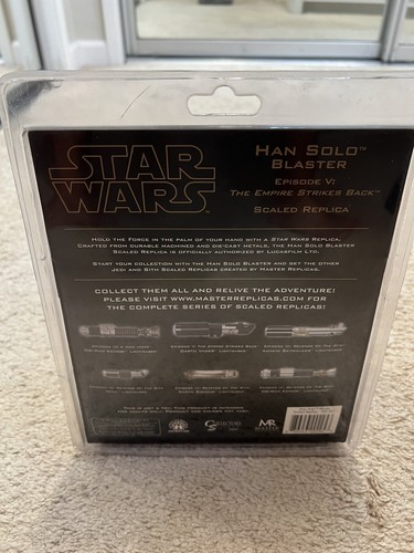 Réplica Escala .33 de Star Wars Han Solo Blaster Episodio V: El Imperio Contraataca - Imagen 5 de 6