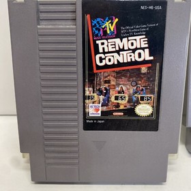 Lot Of 2 NES Nintendo Games MTV Remote Control & Bill Elliotts NASCAR Cartridges