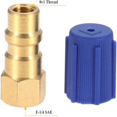 Replace Quick Coupler HQ For R1234YF/R12 to R134A Car Air-conditioning Charging