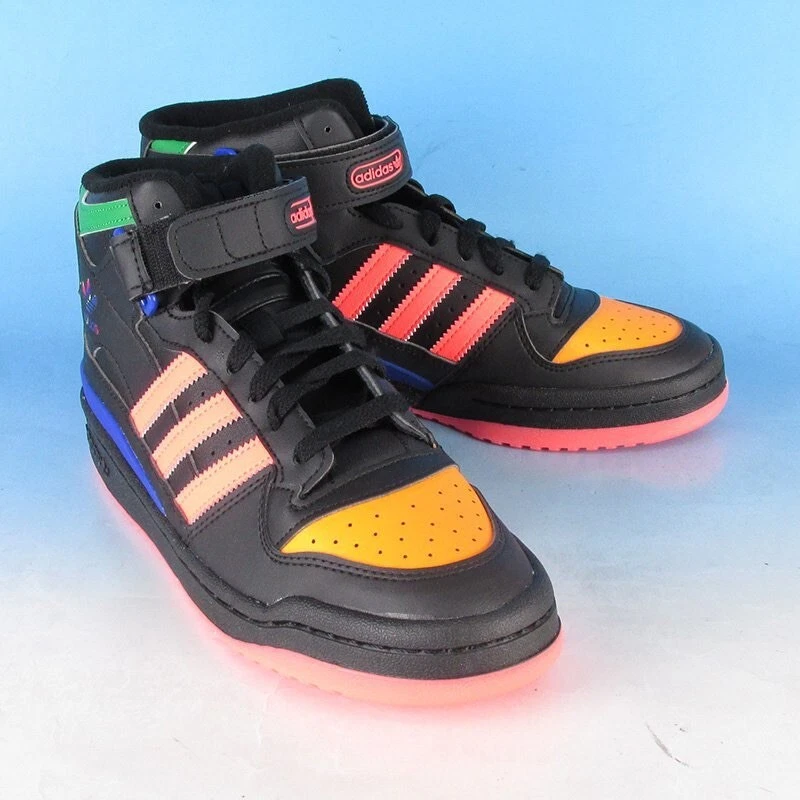 adidas Forum Mid Black Multi for Sale | Authenticity Guaranteed | eBay