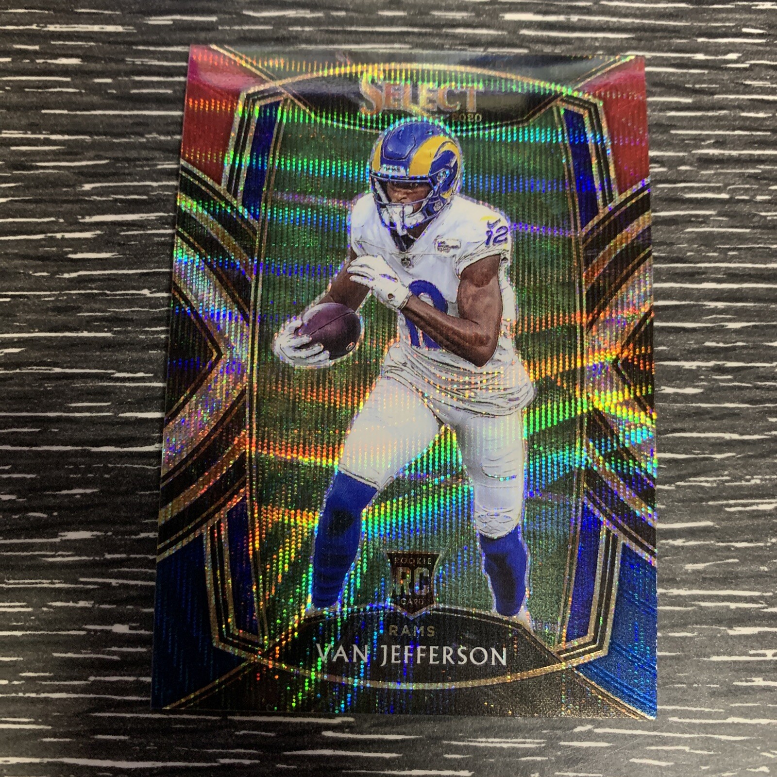 2020 Select Tri Color Club Level Prizm Refractor #271 Van Jefferson RC /99 9BB