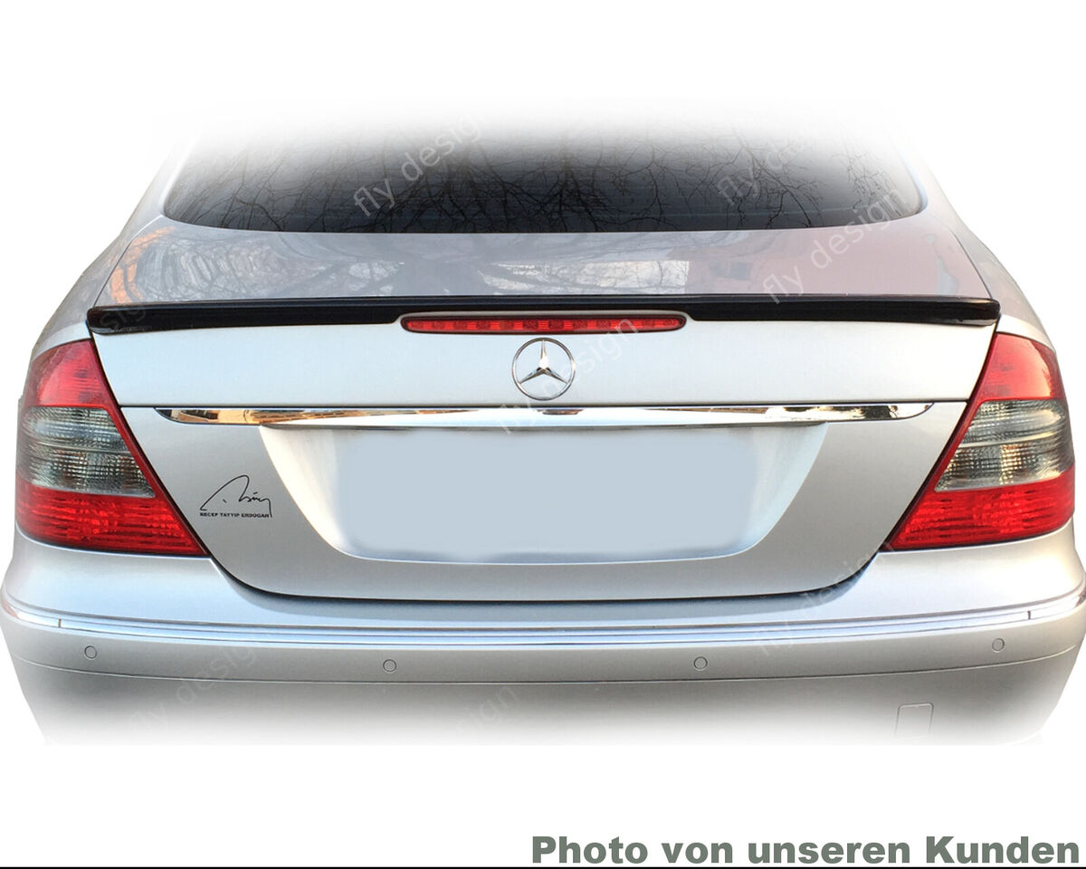 Heckspoiler passend für Mercedes e w211 typ lack ObsidianSCHWARZ Flügel ABS  Heck
