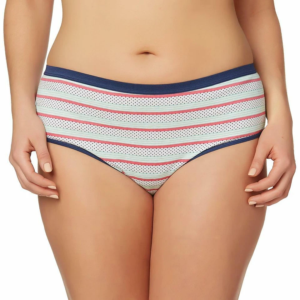 Joe Boxer女式大码100%纯棉时髦5件套内裤内衣 — 第 2/2 张图片