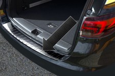 Ladekantenschutz Edelstahl schwarz für Opel Astra K Sports Tourer ab Bj 10.2015-