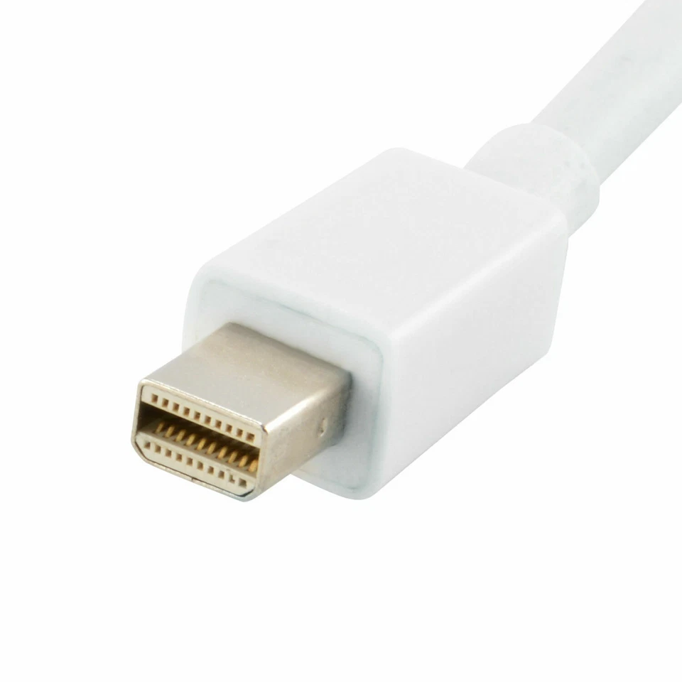 Mini/Thunderbolt DP to VGA Video Adapter Cable For Apple Macbook Pro Air Mini US - Image 4 of 4