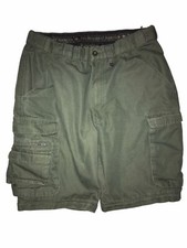 Boy Scouts Shorts Mens 32 Green Cargo Pockets BSA America Uniform Bottoms C34