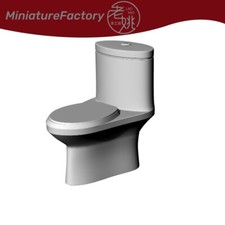 LaoYao 1:72 Closestool Flush Toilet 6pcs Railroads Scenery Factory